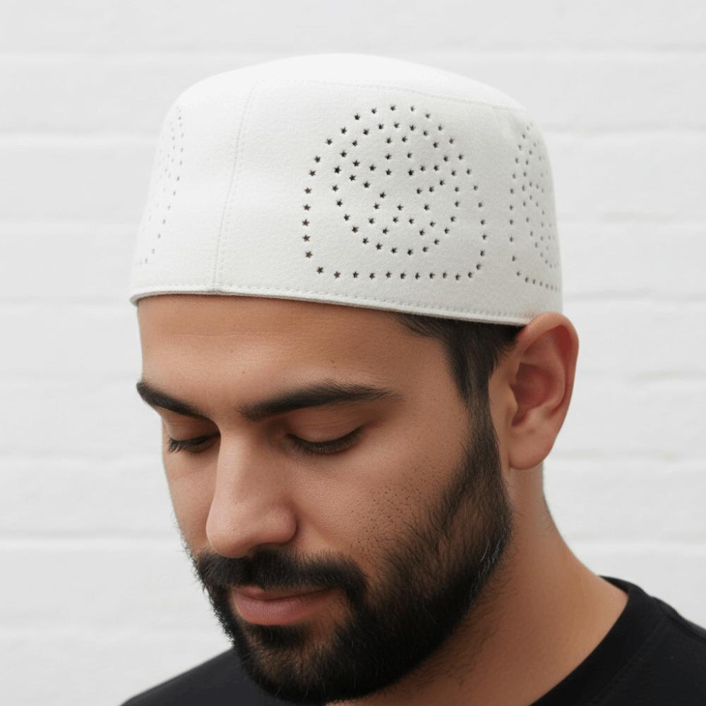 Mesh Eid Prayer Caps Elegant Turkey Fedoras Spring Summer Muslim Caps Islamic Events