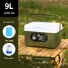 Portable Insulated Car Refrigerator for Camping and Fishing