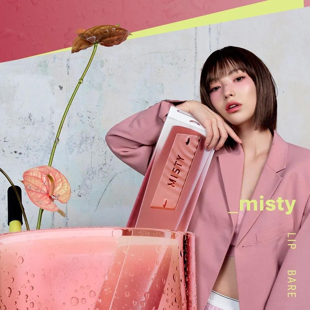 Misty Lip Bare + Shine Reflector (Included) Misty Tint Ring + Mini Tint (Random)