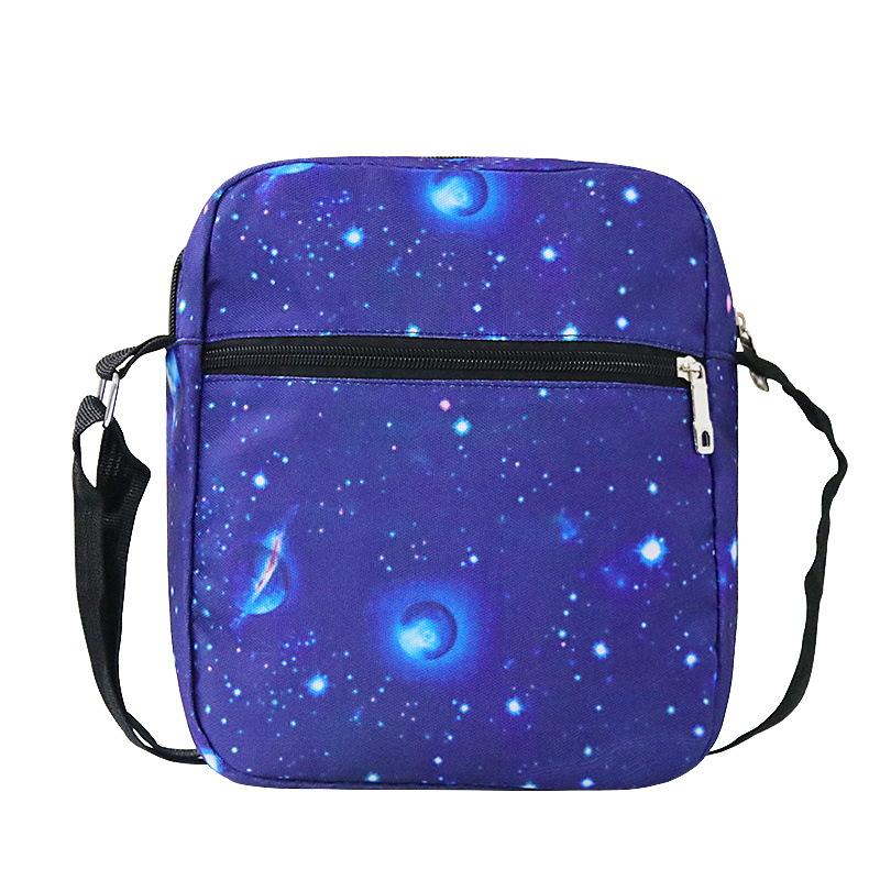 Casual Shoulder Bag, Student Stationery Bag, Oblique Span Bag, Schoolbag, One Piece, Customized Heat Transfer with Pictures.