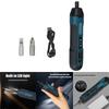 4 Speed Torques Adjustment Electric Screwdriver With Magnetic Tip And Rechargeable Battery For Precisions Work