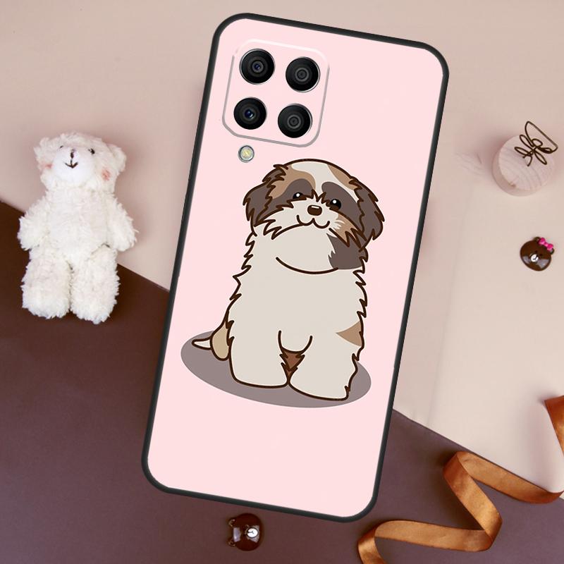 Cartoon Shih Tzu Dog Case For Samsung Galaxy M36 M55 M35 M15 M56 M16 M54 M14 M34 M31 M11 M13 M53 M12 M32 M52 M06