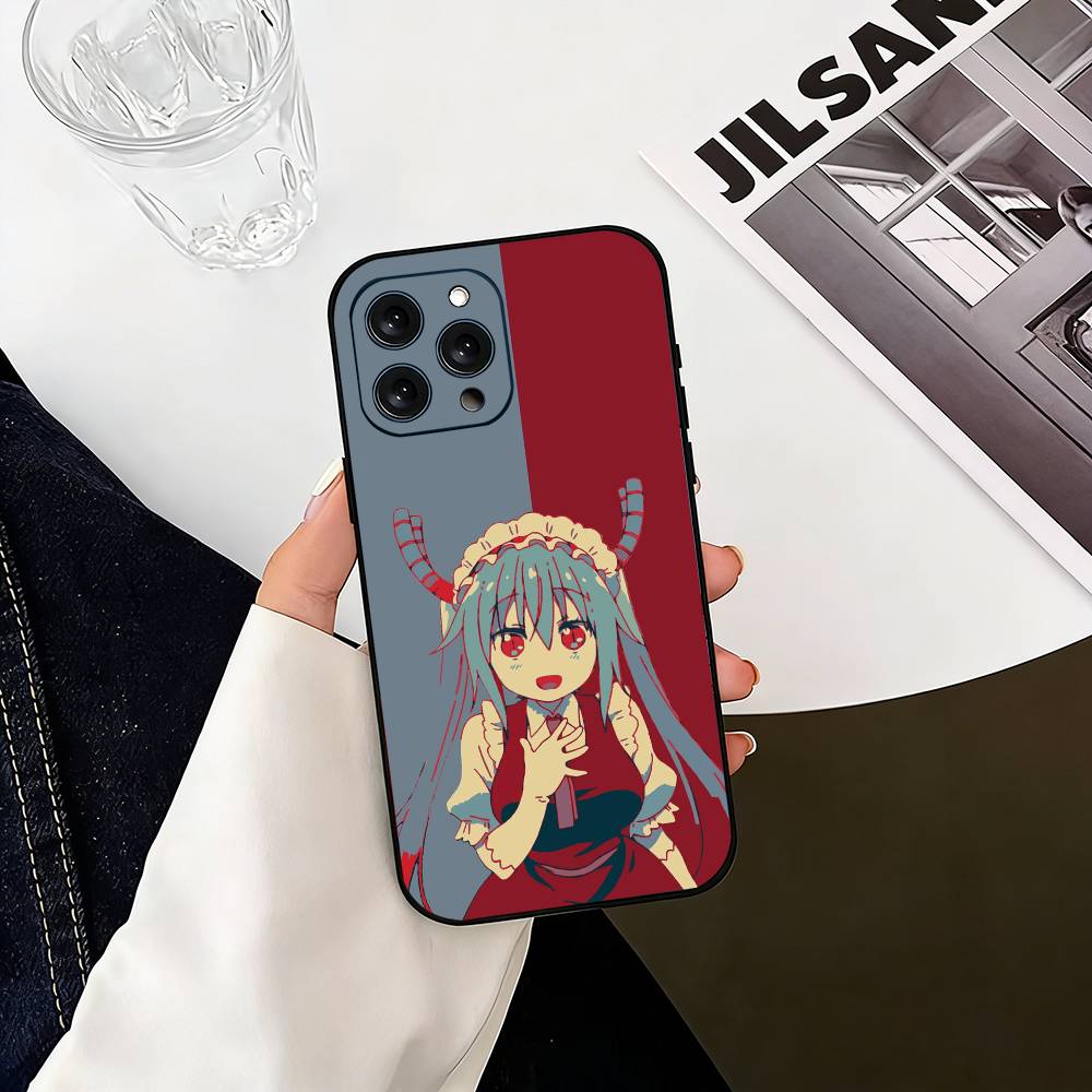 D-Dragon Maid Tohru Ilulu Phone Case Silicone Soft For IPhone 17 16 15 14 13 12 11 X XR Plus Pro Max Plus