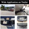 Oyviny 4-Way Flat to 7-Way Round Blade and 4 Way Trailer Wiring Harness Adapter Vehicle-Side 4 Pin to Trailer-Side 7 Pin and 4 Pin Dual-Output