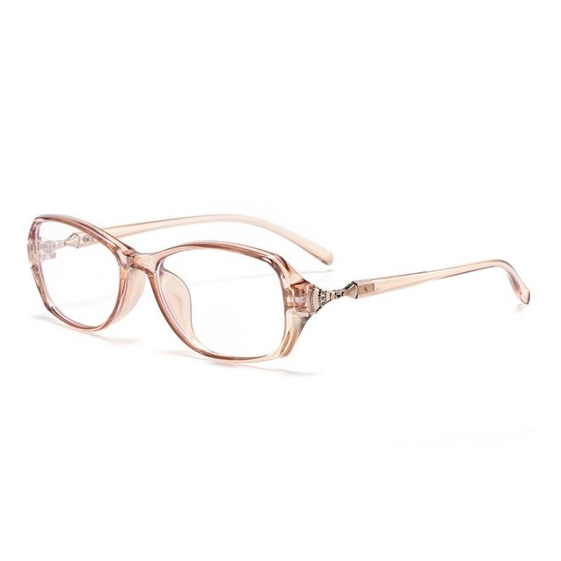 Simple Square Plastic Eyeglass Frame Fashion Trendy Reading Glasses Anti Blue Light Eyewear for Men and Women