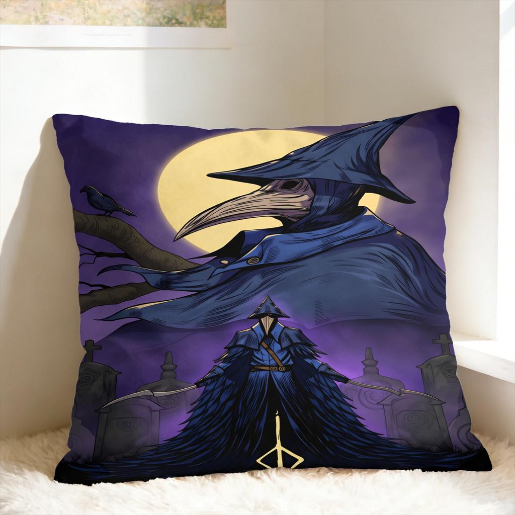 Game Bloodborne Hunter mark Pillow Case  Comfy Pillow Cover Kawaii Cushion Cover For Office Car Home Decor