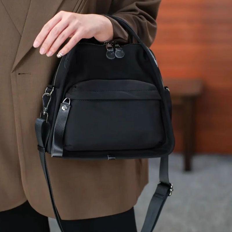 

Shopping Mall Imported Nylon Cloth Portable Messenger Bag Women 2025 New Fashion Lightweight Shoulder Tote Bag Commuter Backpack