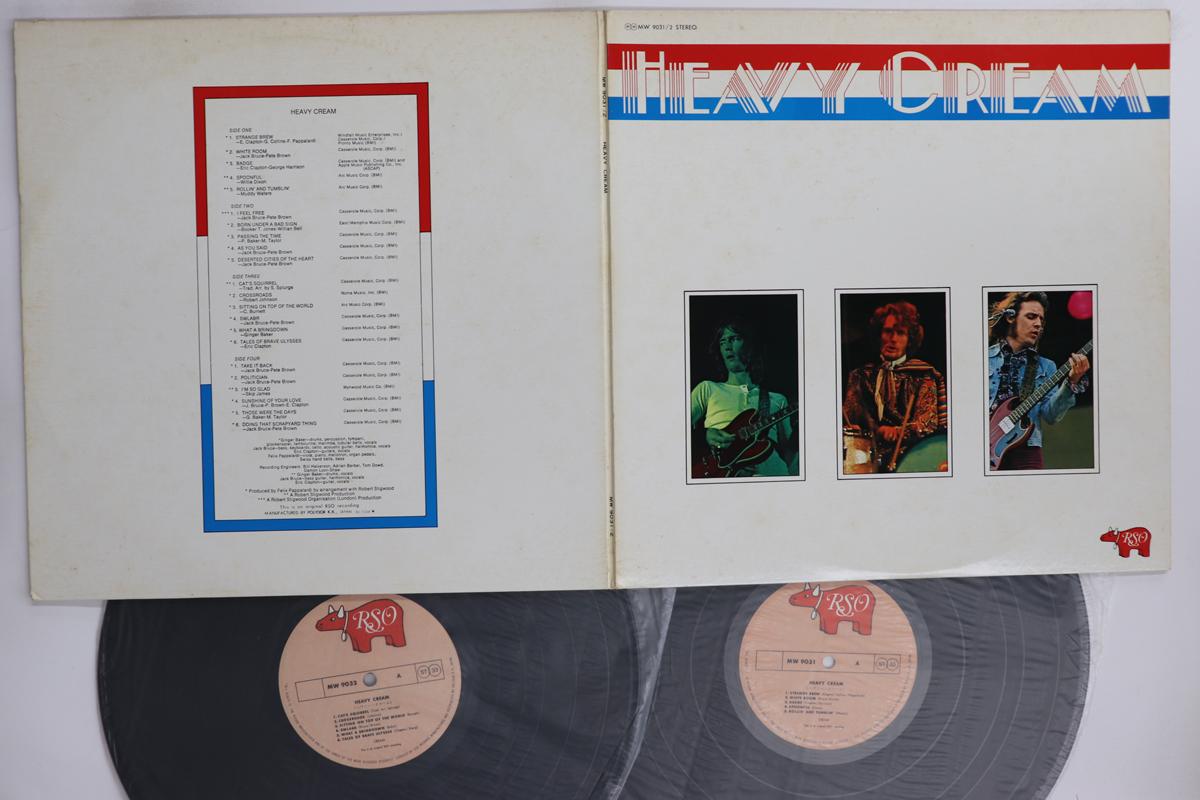

LP Record CREAM Heavy Cream MW90312 RSO 1973 Japan Rock Used