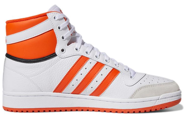 adidas Originals Top Ten High White Team Orange S24136