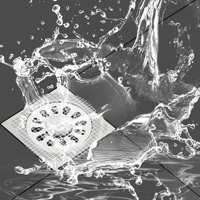 Disposable Hair Drain Catcher Mesh Anti-blocking Filter Floor Drains Sticker Shower Cover Kitchen Bathroom Sink Strainer Stopper