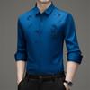 Long Sleeve Shirt Men's Summer Shirt Middle-Aged & Young Business