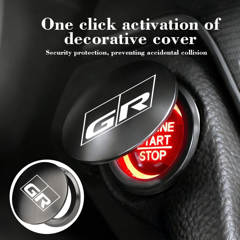 Car Keyless ONE-CLICK Start Stop Push Button Engine Ignition Switch For Toyota GR Sport Yaris Chr Auris Rav4 Prius Prado Avensis