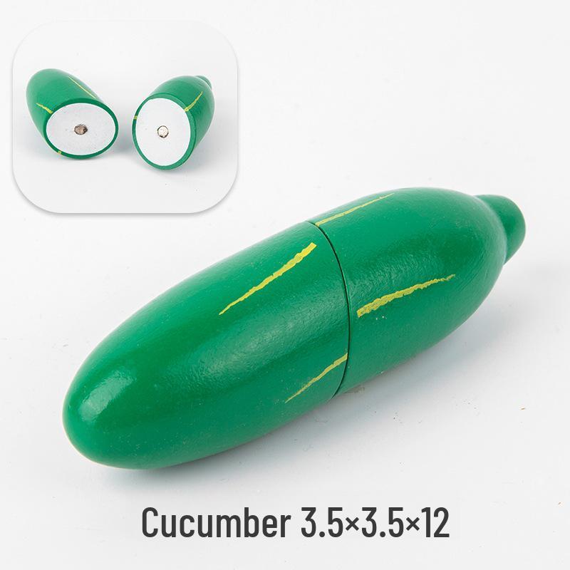 

Набор деревянных овощей и фруктов Qieqiele для малышей (1-3 года)