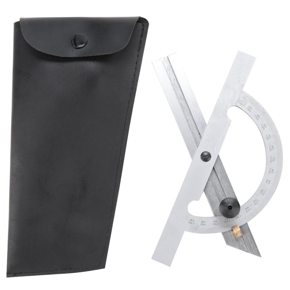100x150mm Carbon Steel Adjustable Protractor Angle Ruler Tool Measuring & Gauging Tool