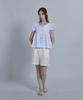 Keulleiseu Shoulder Frill Sleeveless Blouse_Light Blue