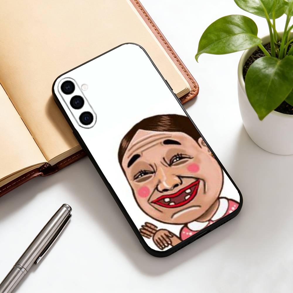 Silly Cartoons Phone Case For Samsung Galaxy A73,A72,A71,A70,A53,A52,A51,Soft Silicone Black Cover