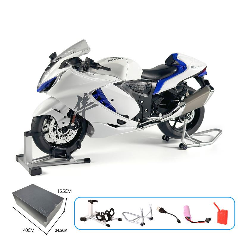 

Spray 1:6 Suzuki Hayabusa Alloy Electric Motorcycle Toy Model Has Spray Function And Ignition Function Sound And Light Gift Boys