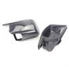 Bright Black Side Mirror Caps for BMW X3 X 3 E83 2003-2010 High Quality Replacement Style Carbon Fiber Mirror Cover with Tool