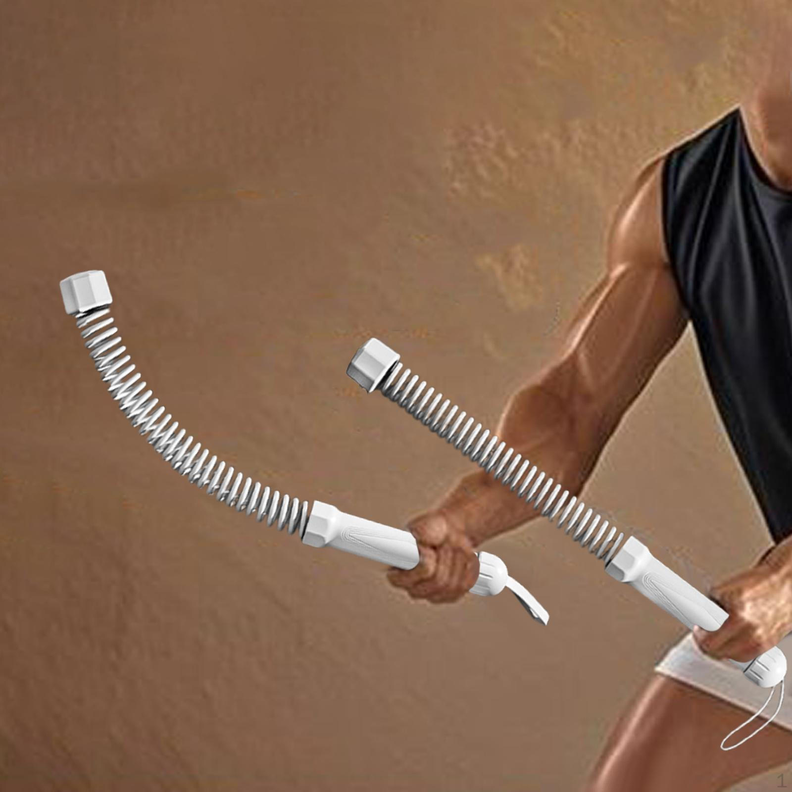 

2x Battle Ropes Portable Fitness Cords for Home Gym Workout Muscle Building сірий колір