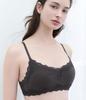 Thick Cups for a Soft Wire for a Lightweight Organic Cotton D65 [Peach John] [Skin-friendly Cotton, Well-shaped Bust, Feel] Bra, Black,