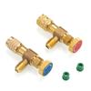 Air Conditioning Refrigerant Valves 1/4 Inch for R410 1/4 Adapter Fitting Refrigeration Repair And Fluoride R22