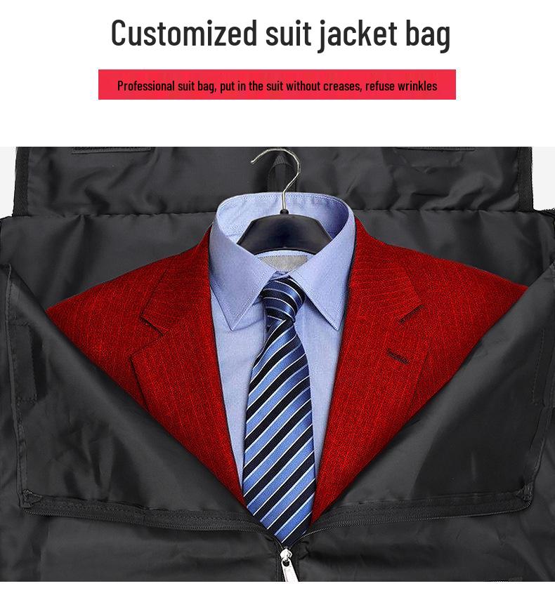 Large Capacity Travel Suit Bag - Ideal for Business Trips & Formal Wear Storage