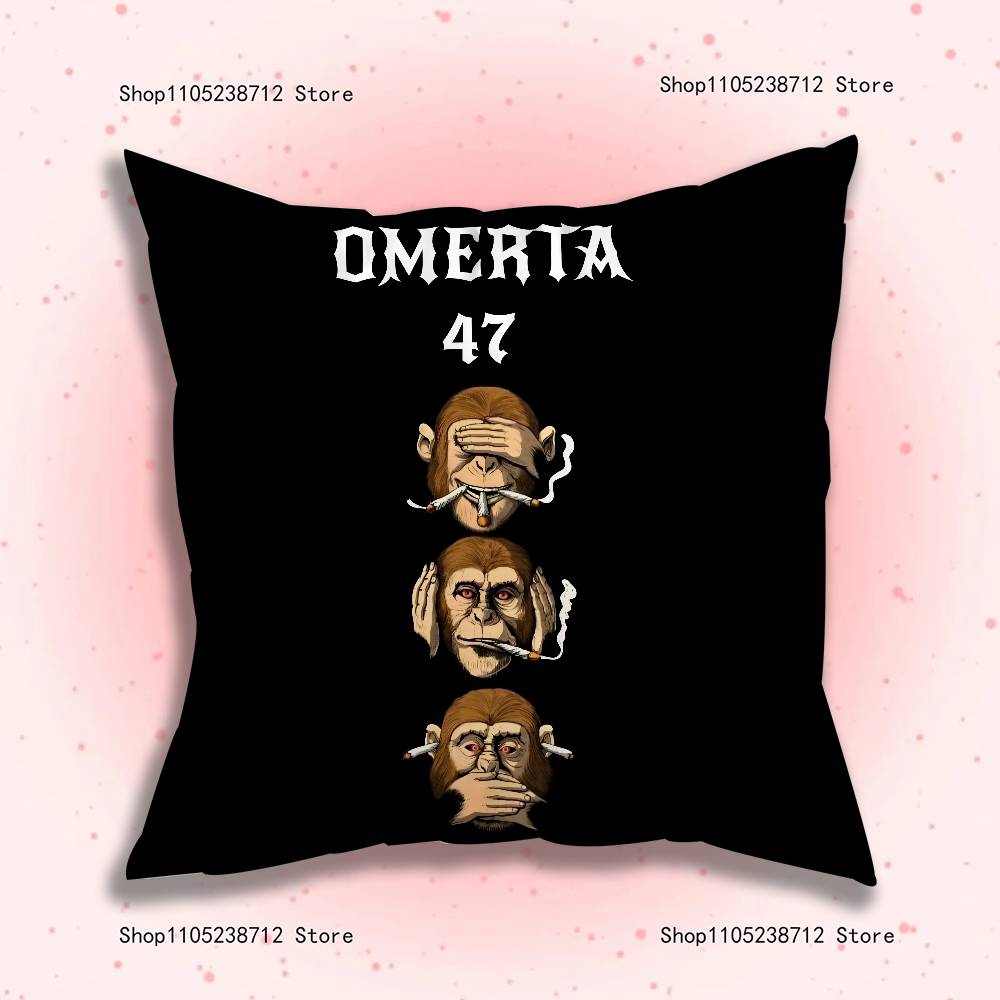 Omerta Maes 47 Pillow Case Cushion Cover Home Decor Birthday Gift Pillowcover