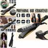 Professional Uk Tourmaline Ionic Flat Iron For Silky Straight Hair