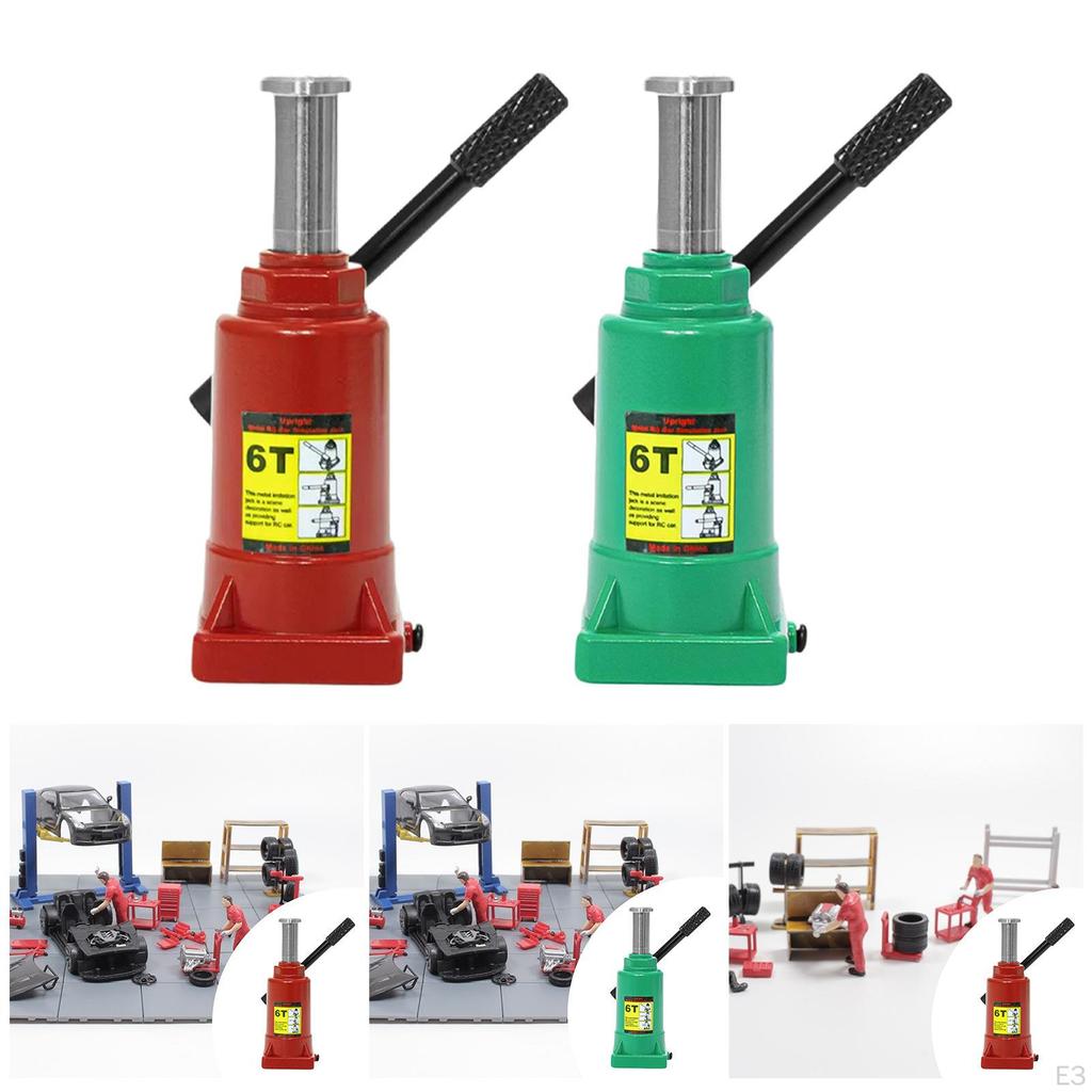 Car Lifting Jack Model Cars Toy Accessories Adjust Height Crafts RC Stands Miniature