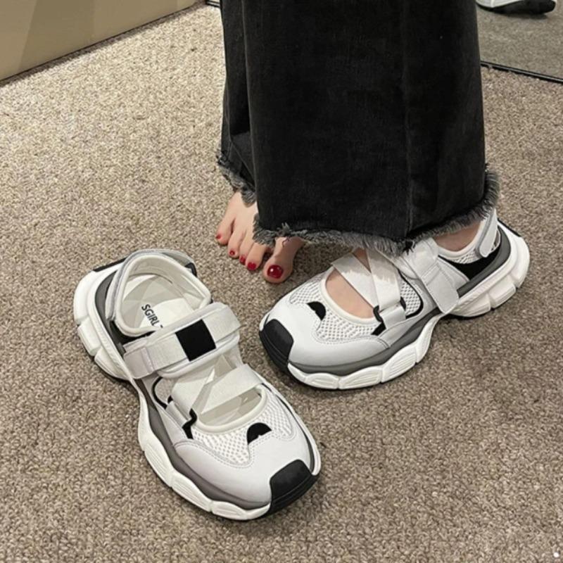 Women's Sports Shoes Spring Autumn Casual Sandals Fashion 2025 New Arrival Light Walking 39 In Breathable Hollow Ladies Footwear