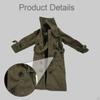 1/ Figure Cappotto da Trincea 6 pollici Abbigliamento Maschile Femminile Abbigliamento in Miniatura Vestire Bambola Mobile