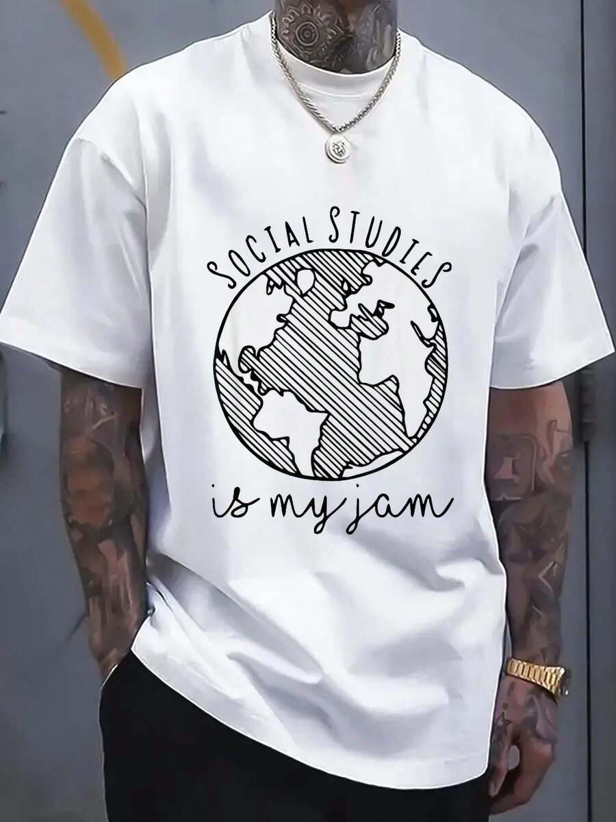

Unisex Round Neck Short - Sleeve T - Shirt With Edgy Skull Graphic XXXL