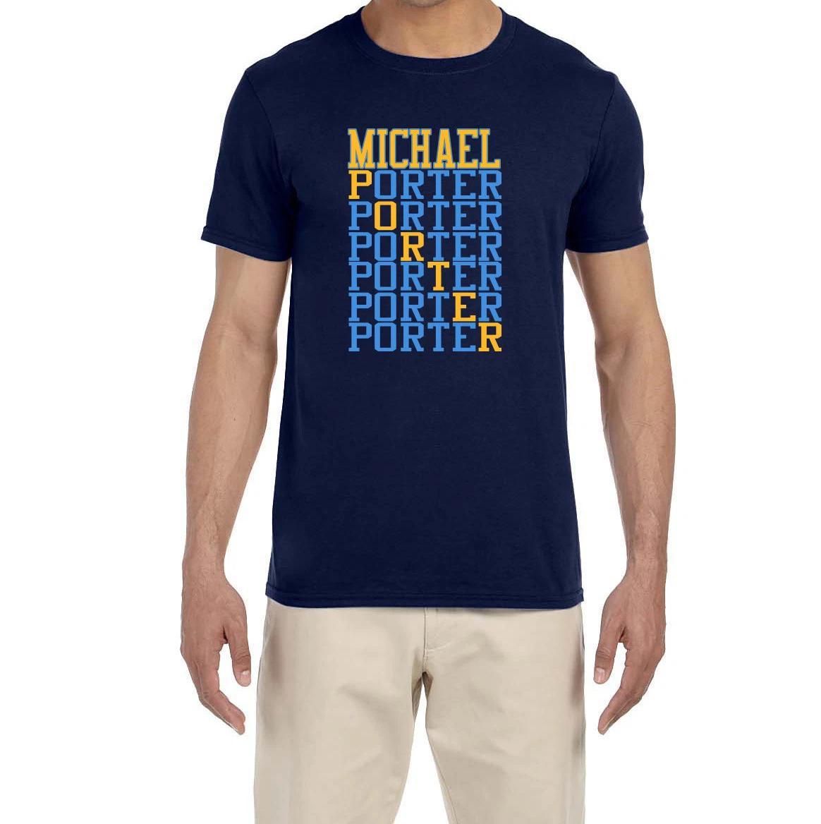 Denver Nuggets Michael Porter Jr Text T-shirt L