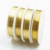 1Roll Gold Silver Brass Copper Wire DIY Handmade Crafts Beading Wire Bracelet Necklaces 0.2/0.4/0.6/0.8/1mm Cord String