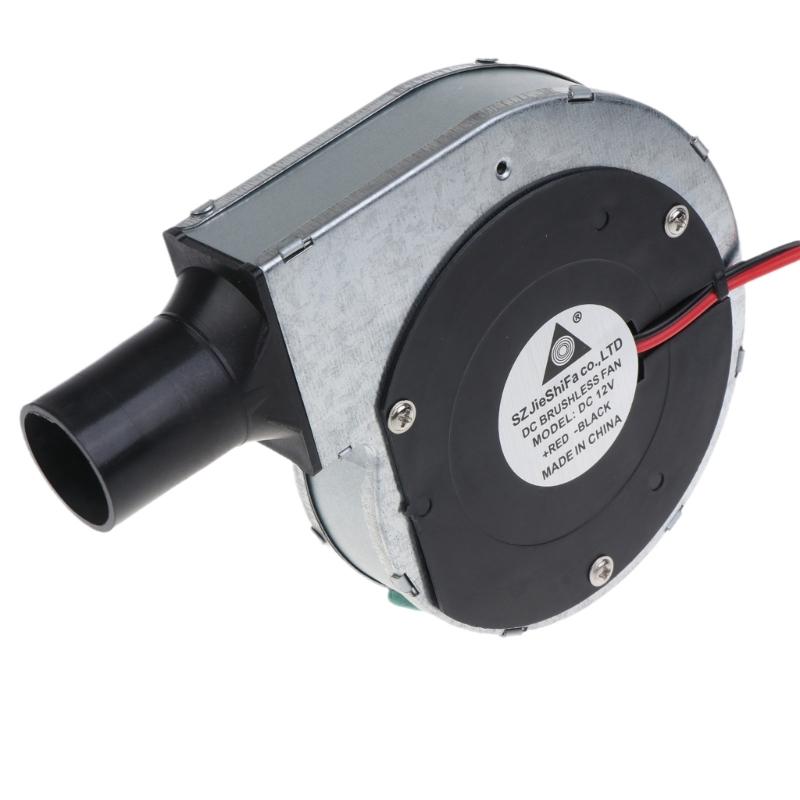 Ventilador para Barbacoa Soplador de Barbacoa 100V 220V 110x110x28mm DC12V Ventilador para Parrilla de Cocina Sopladores de Arranque de Fuego de Carbón de Velocidad Ajustable