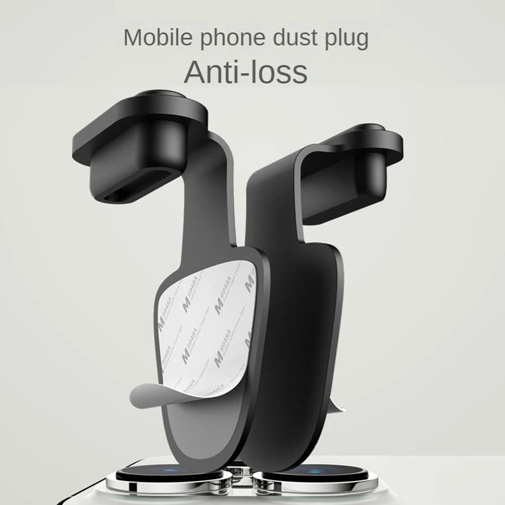 Universal Mobile Phone Charging Port Vacuum Cleaner Kit Anti Loss Dust Plug Tpye-c Xiaomi iOS Port Dust Plug 5pcs Hidden