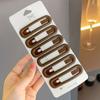 6pcs Morandi Color Series BB Clip Practical Versatile Hairpin Clip for Girls Short Hair Versatile Edge Clip for Hair Accessories