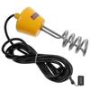 Calentador Flotante para Bañera de 3000w Calentador para Piscina Inflable con Termómetro LED y Enchufe AU (Amarillo, Potencia Real 2500w)