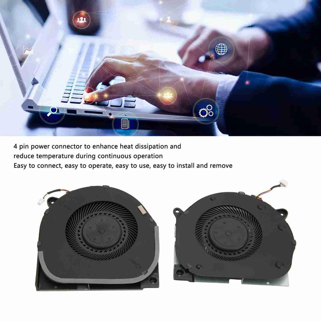 Laptop Cooling Fan Replacement CPU Cooling Fan Strong Heat Dissipation Aluminum Alloy Easy To Connect for Y7000 2019 81NS