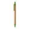 MidOcean Itea Colour Push Button Bamboo & Wheat Straw Ballpoint Pen