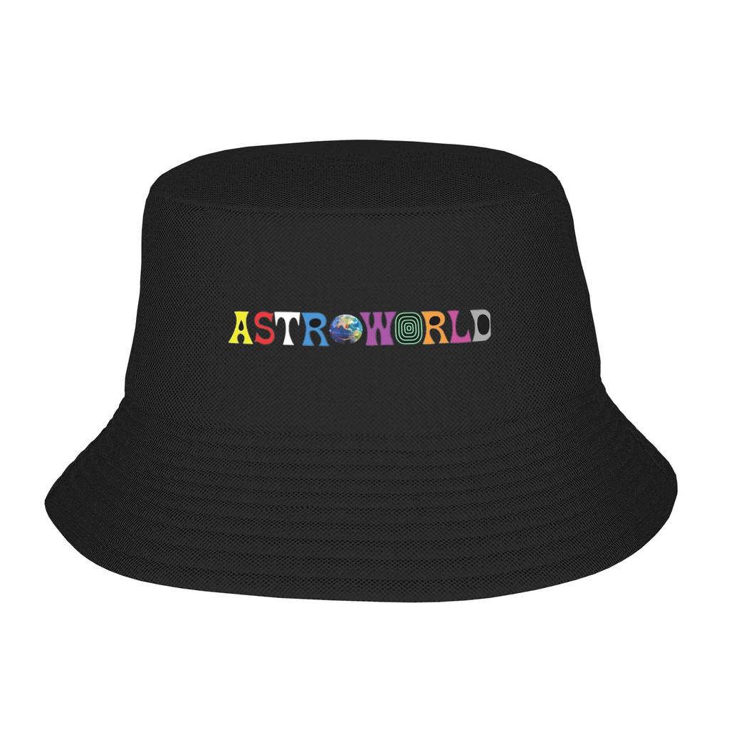 Cactus Jack Face Travis Bucket Hats Spring Headwear Accessories Rapper Fisherman Hats for Camping Woman Ispoti Cap Lightweight