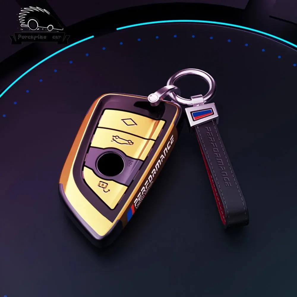 PC Plating Car Remote Key Case Cover Shell Fob for BMW X1 X3 X4 X5 X6 F15 F16 G30 G20 3 5 7 Series G01 G02 G05 G11 G32 F48 F39