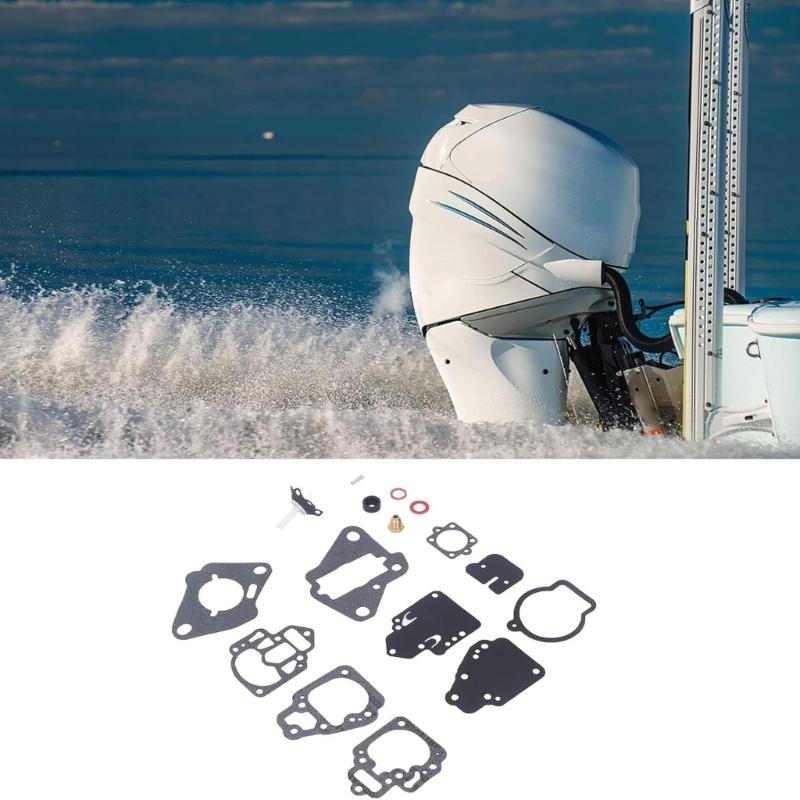 Universal Outboard Carburetor Rebuild Kit With 6 25HP Engines High Replacement Parts