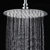 10/8/6 Inch Stainless Steel High Quality Ultra-Thin Waterfall Shower Heads Rainfall Shower Head Rain Square Round