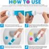 1/6Pcs Toilet Cleaner Gel Syringe Aromatic Drain Toilet Cleaning Detergent Air Freshener Remove Odors Home Bathroom Tools