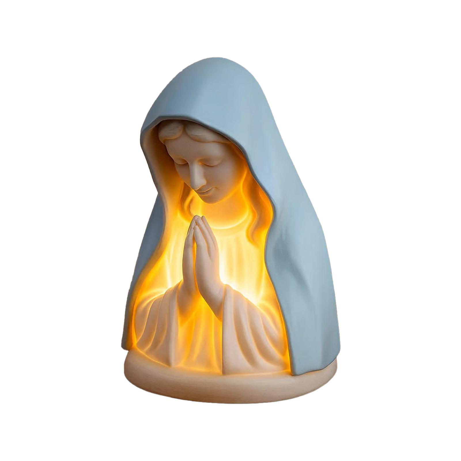 

Praying Women Night Light Silicone Light USB Charging Speed Dimming Atmosphere Light One Size