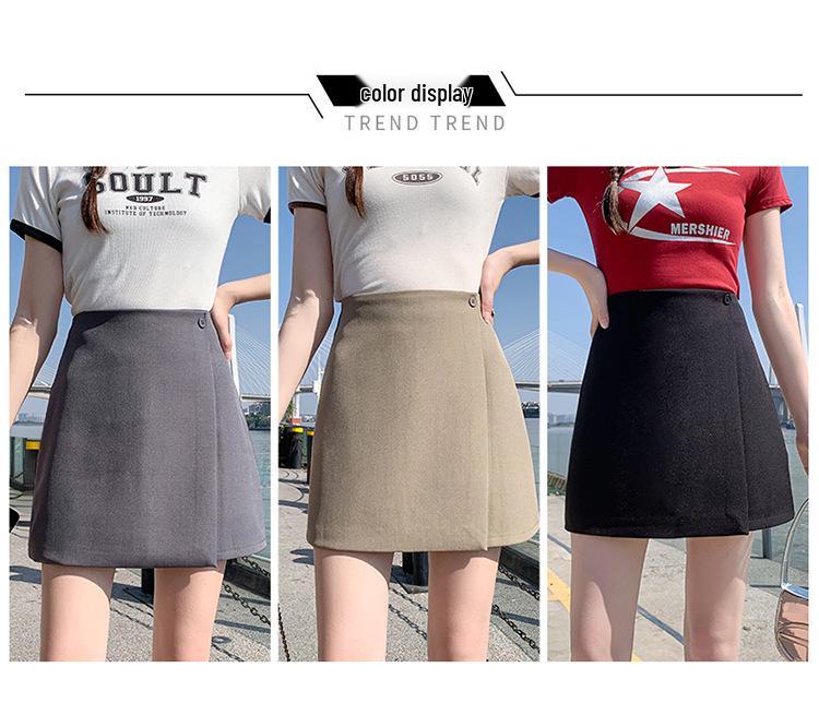 Slim Fit High Waist A-line Mini Skirt - Irregular Bodycon Design for Spring/Summer 2025