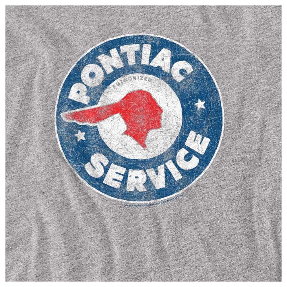 Pontiac Unisex Adult Service Vintage Long-Sleeved T-Shirt