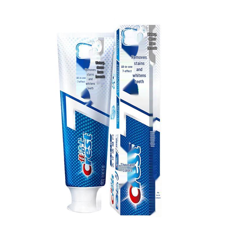 Crest 7-Effect Whitening Toothpaste & Safeguard Lemon Body Wash Bundle