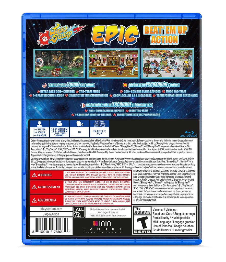 Jitsu Squad North PS4 (America importată) -